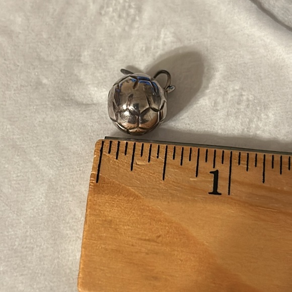 Vintage 925 Italy Soccer Ball Pendant/Charm - Picture 6 of 6